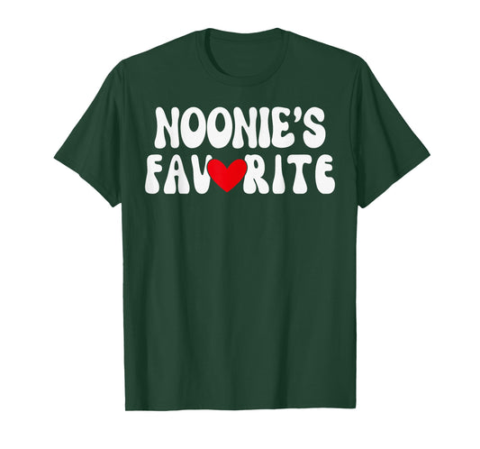 NOONIE’S Favorite Funny Grandparent Grandchild Humor T-Shirt