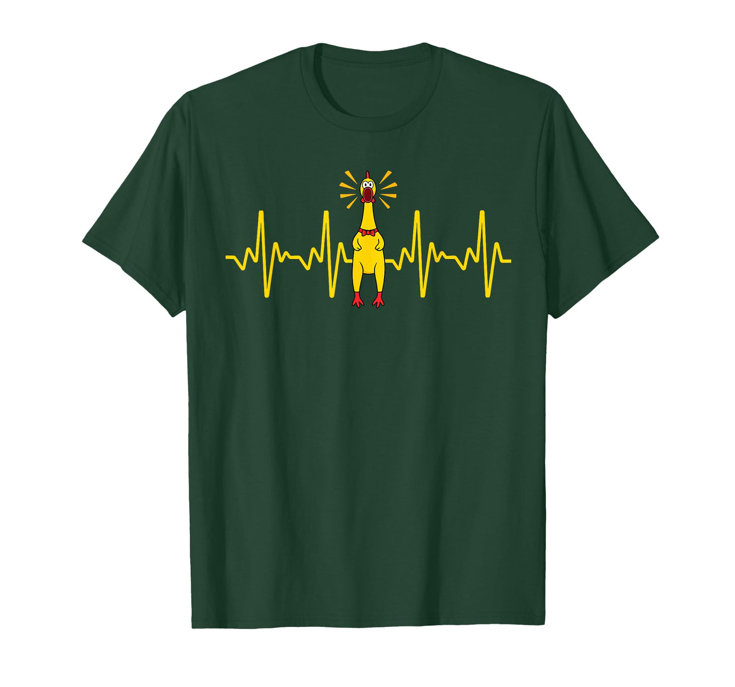Cool Rubber Chicken Design for Men Women Kids Rubber Chicken T-Shirt