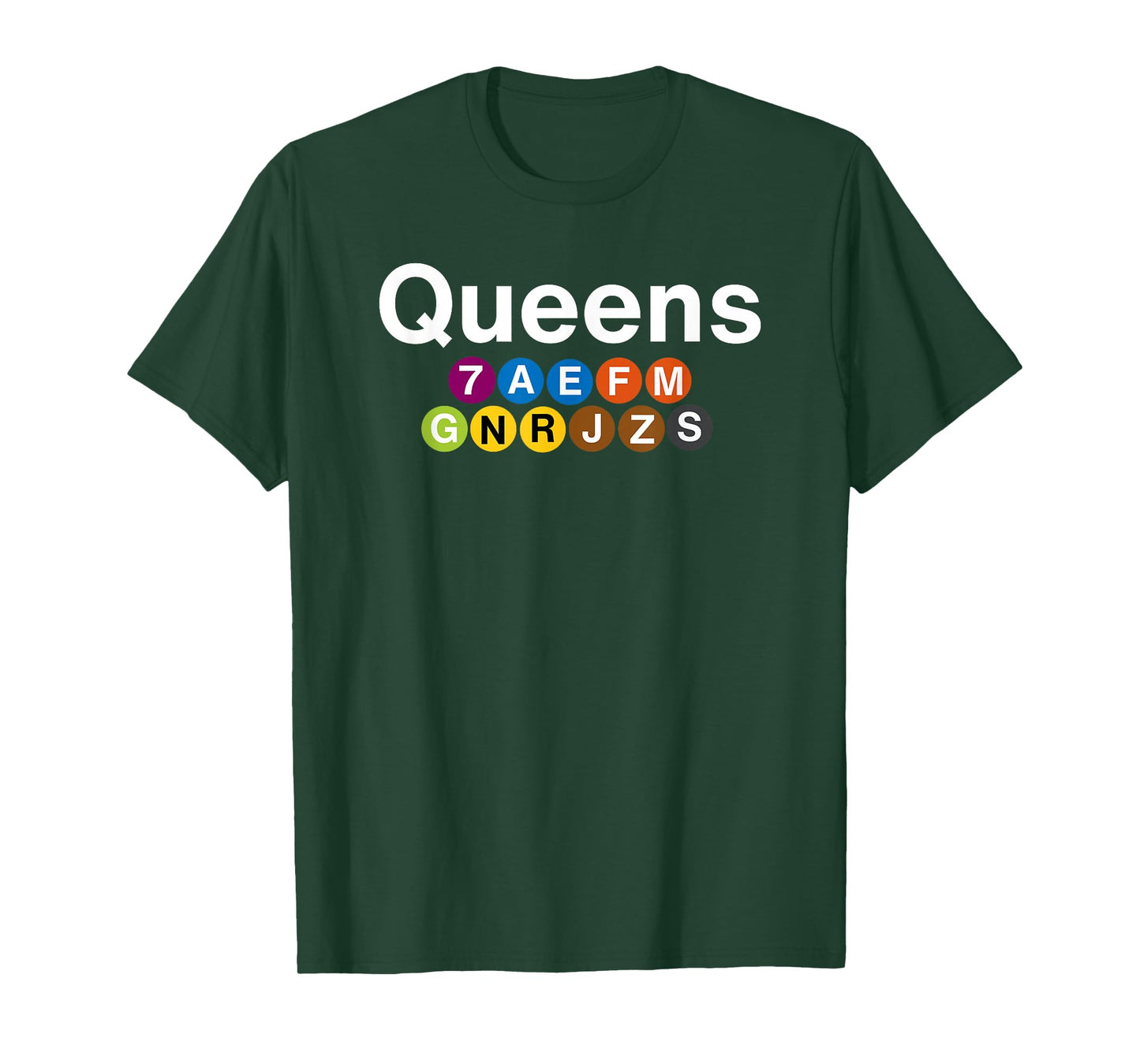 New York Queens Subway Station Signs, Train Signs NYC T-Shirt