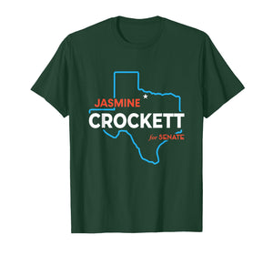Jasmine Crockett 2026 for US Senate Texas TX Democrat T-Shirt