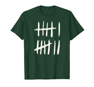 Funny Six Seven 67 Meme Tally Marks 6 7 Numbers T-Shirt