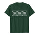 Funny Christmas Ho Ho Ho 67 Chemistry Science Periodic Table T-Shirt