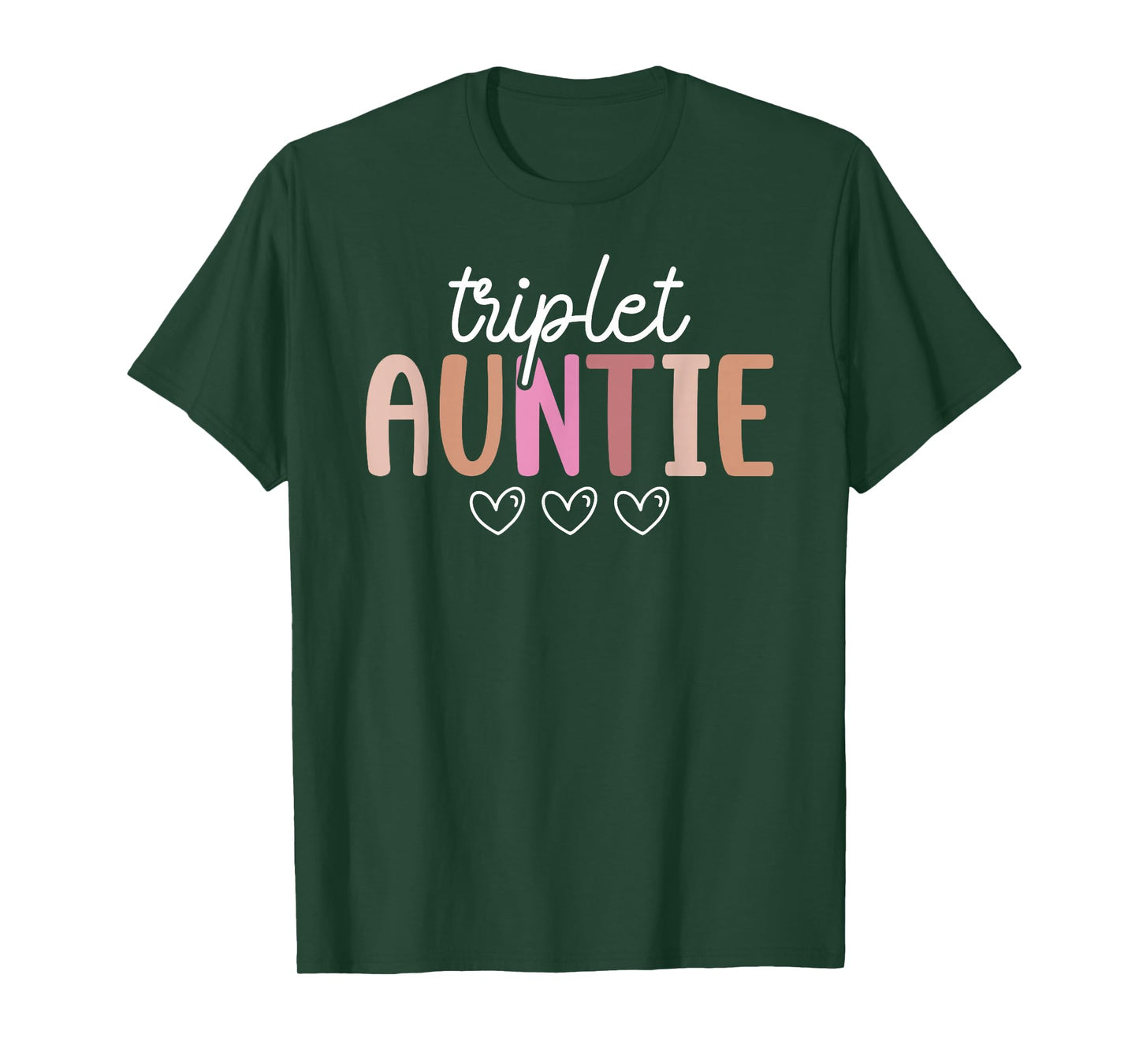 Triplet Auntie Proud Triplet Aunt of Triplets T-Shirt