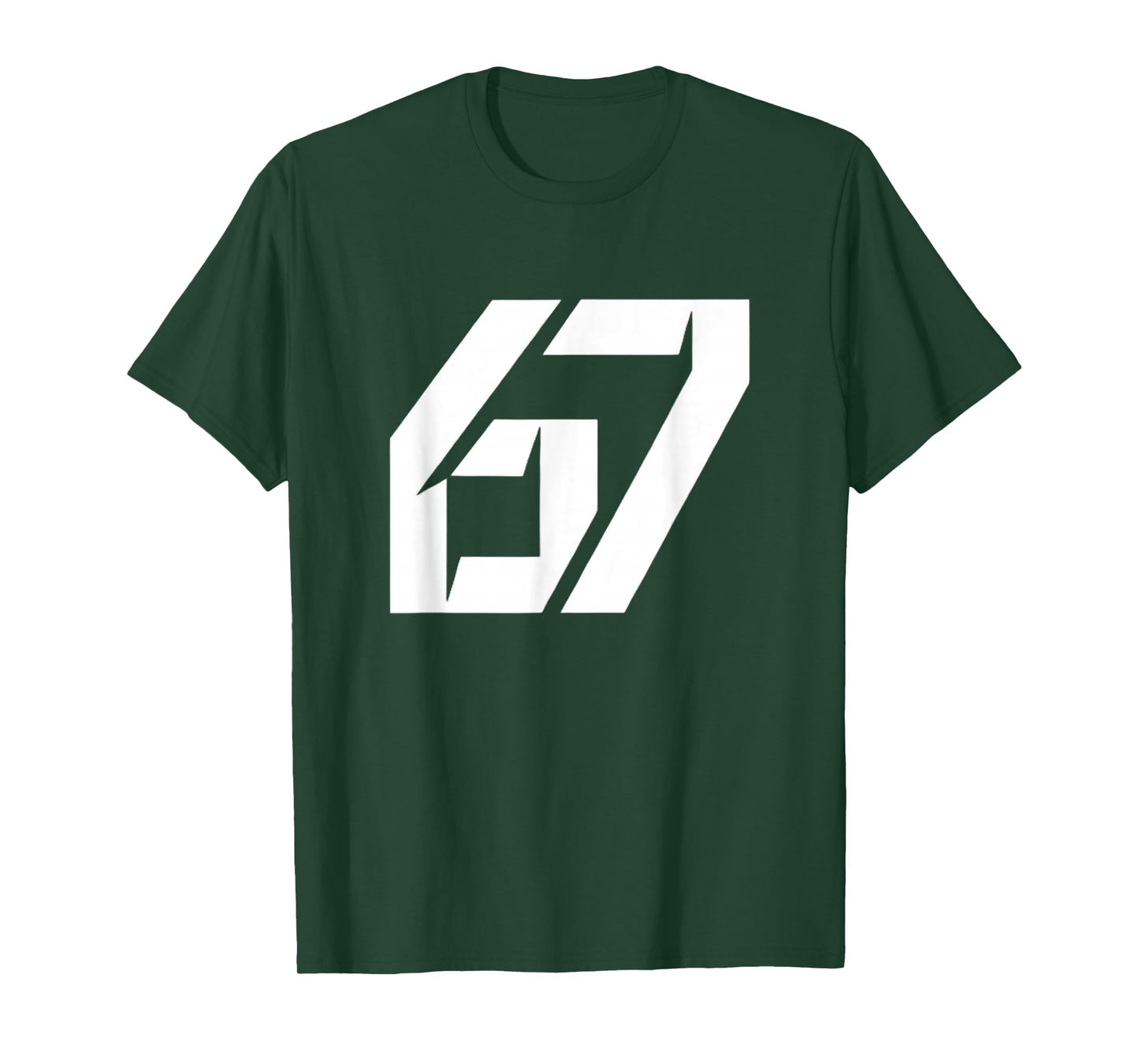 Funny 67 Six Seven Meme 67 Retro Vintage Number T-Shirt