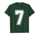 Number 7 Six Seven 6 7 Meme Funny 7th Birthday Design T-Shirt