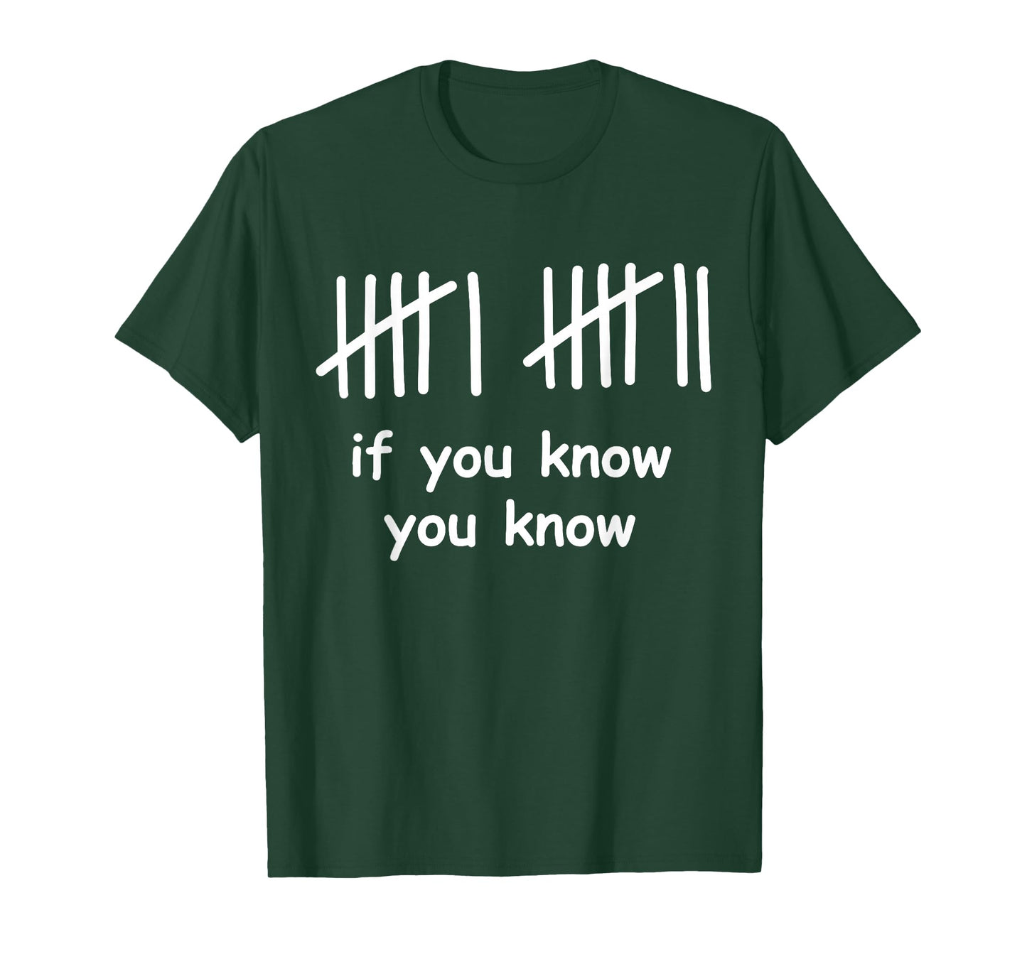 6 7 Funny If You Know You Know Tally Marks Six Seven Meme T-Shirt