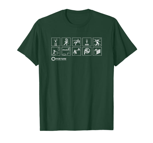 Aperture Labs Jump Into The Portal for Science Funny T-Shirt