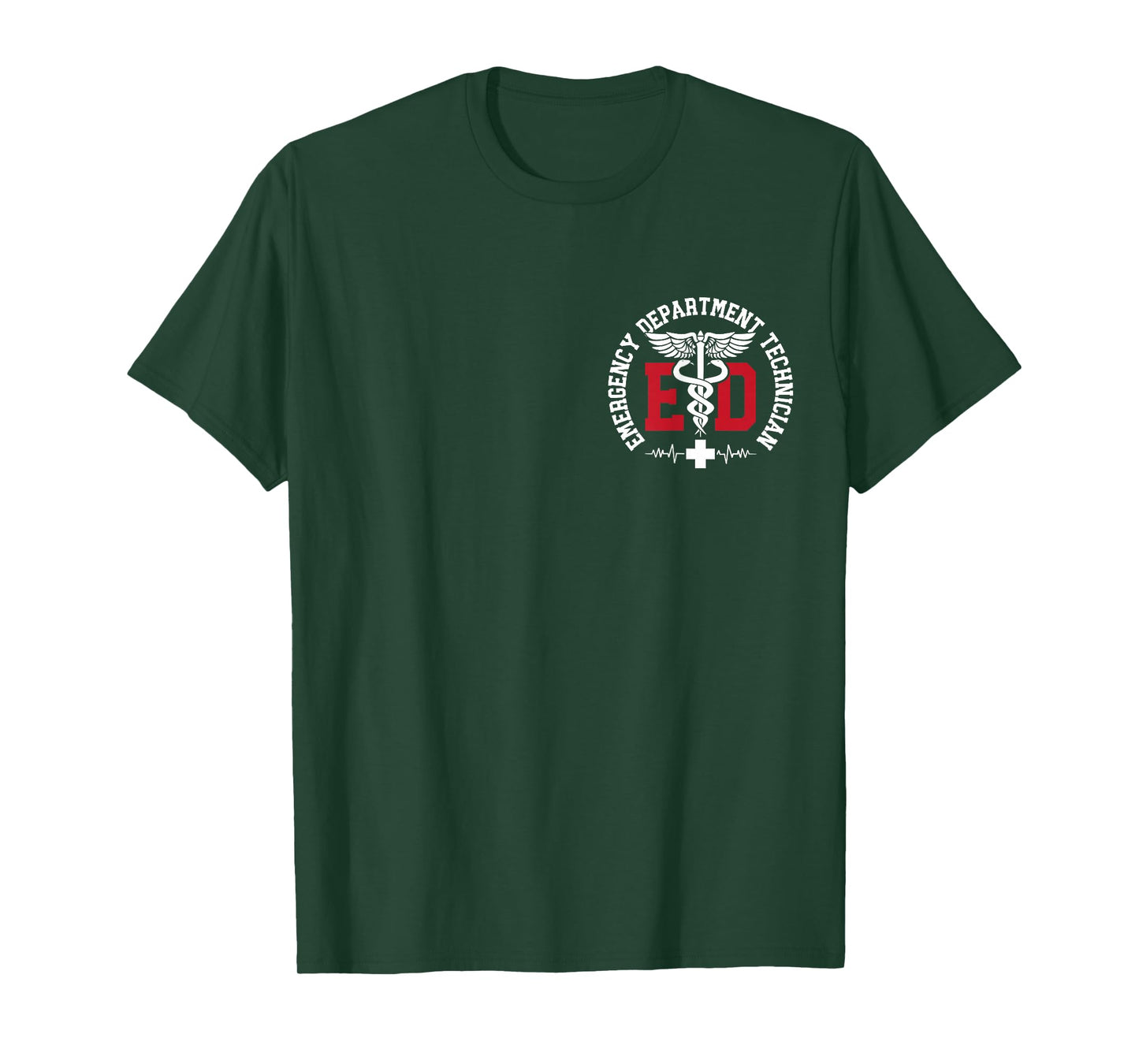 ED Emergency Department Technician ED Tech Caduceus T-Shirt