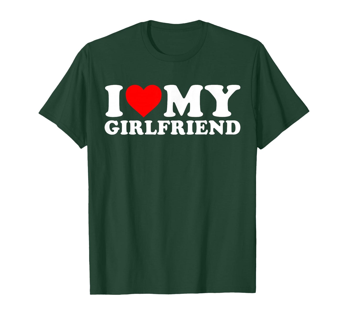 I Love My Beautiful Girlfriend I Heart My Beautiful GF T-Shirt