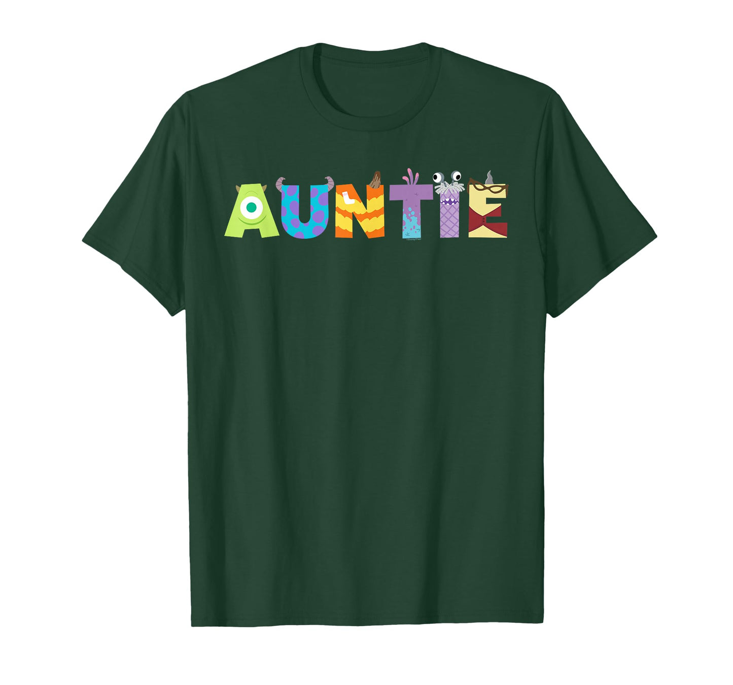 Disney and Pixar's Monsters, Inc. Auntie Family Disney Trip T-Shirt