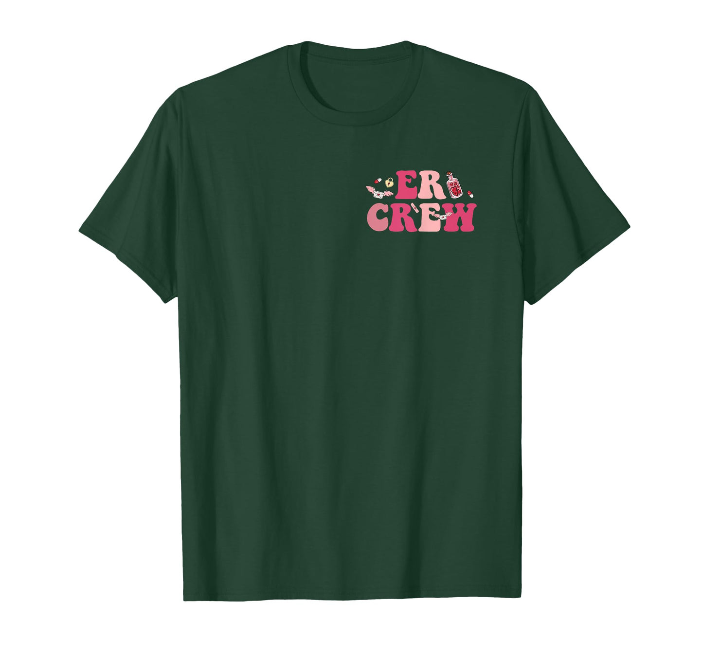Emergency Department Emergency Room ER Crew Nursing 2 Sides T-Shirt