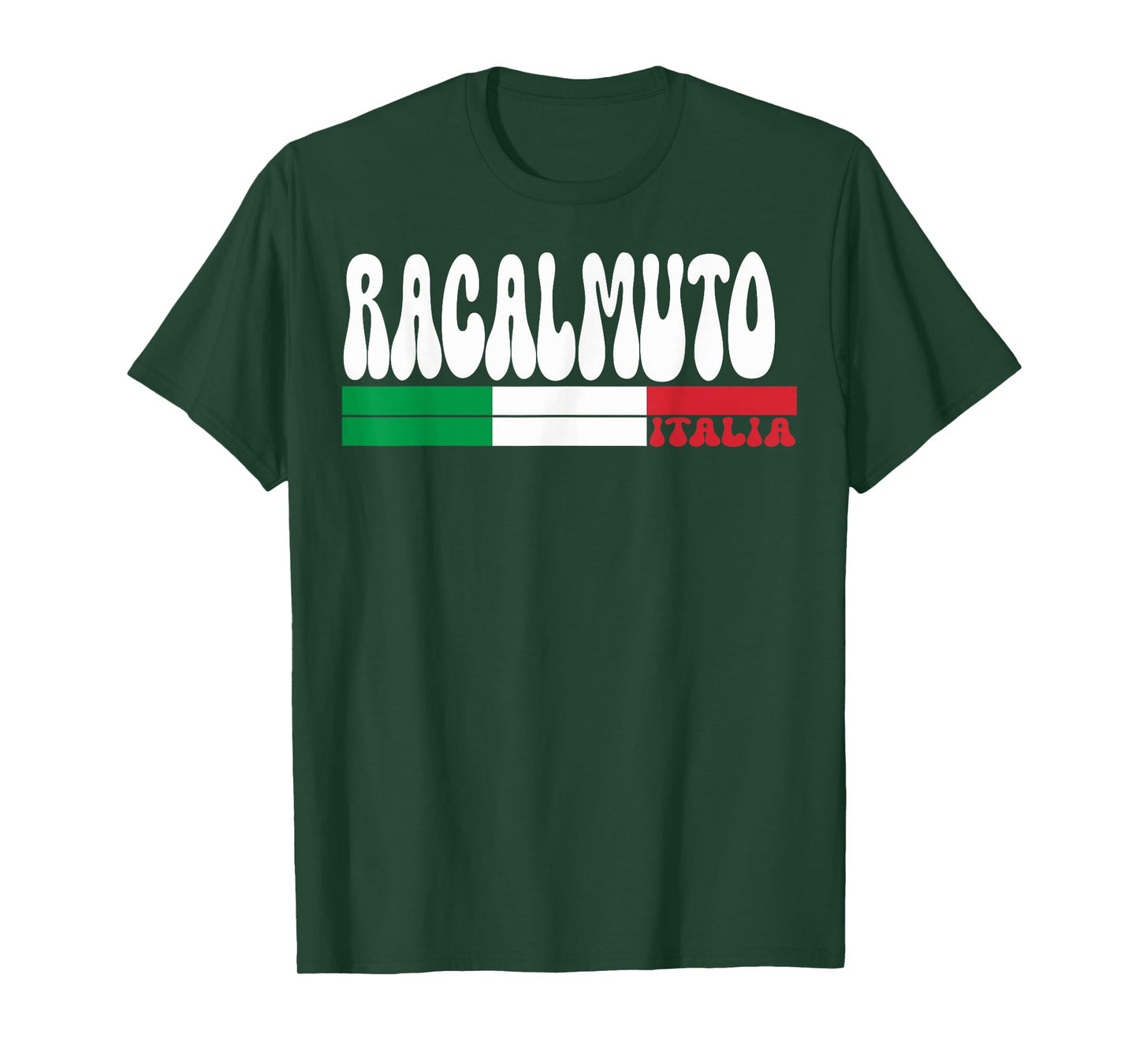 RACALMUTO City Italia Vintage Italy Flag for Travel Lovers T-Shirt