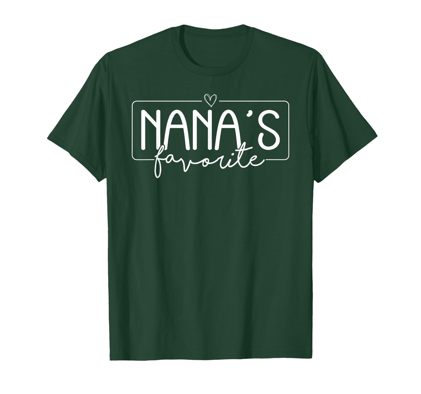 Nana's Favorite Grandchild Baby Grandson Granddaughter Quote T-Shirt