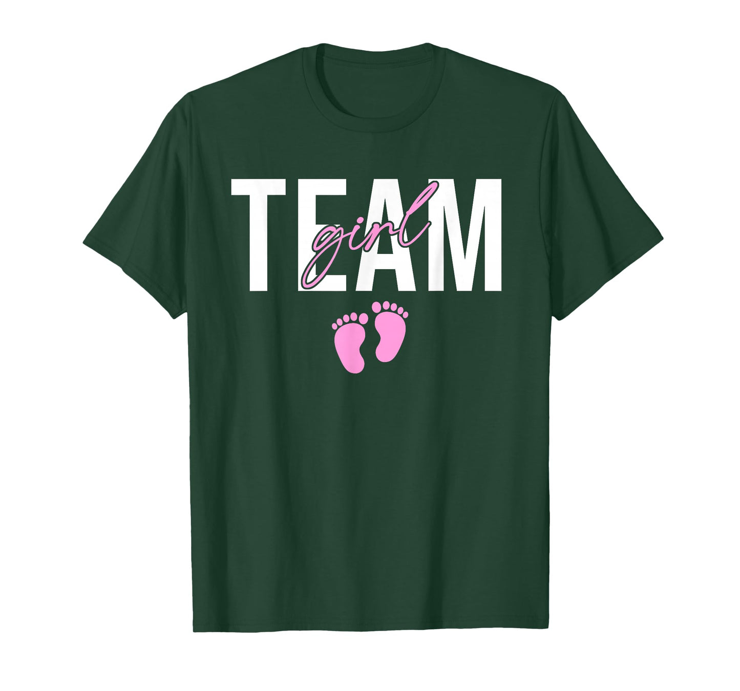 Team Girl 2026 Gender Reveal Baby Announcement Matching T-Shirt