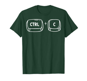 Funny Halloween Costume Family Matching Dad Mom Ctrl C T-Shirt