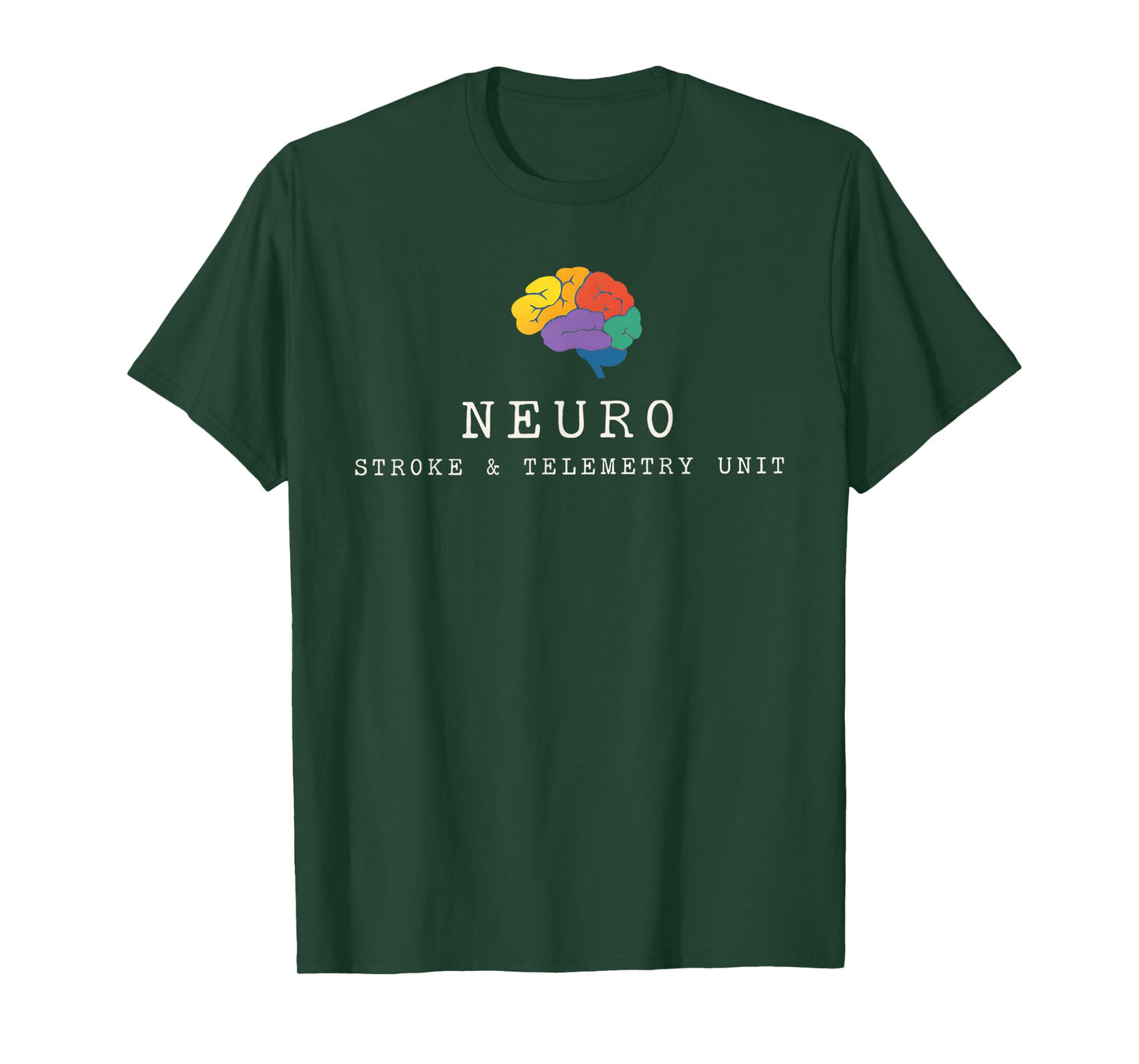 Neuro Stroke and Telemetry Unit Brain Nurse Gift Neuro ICU T T-Shirt