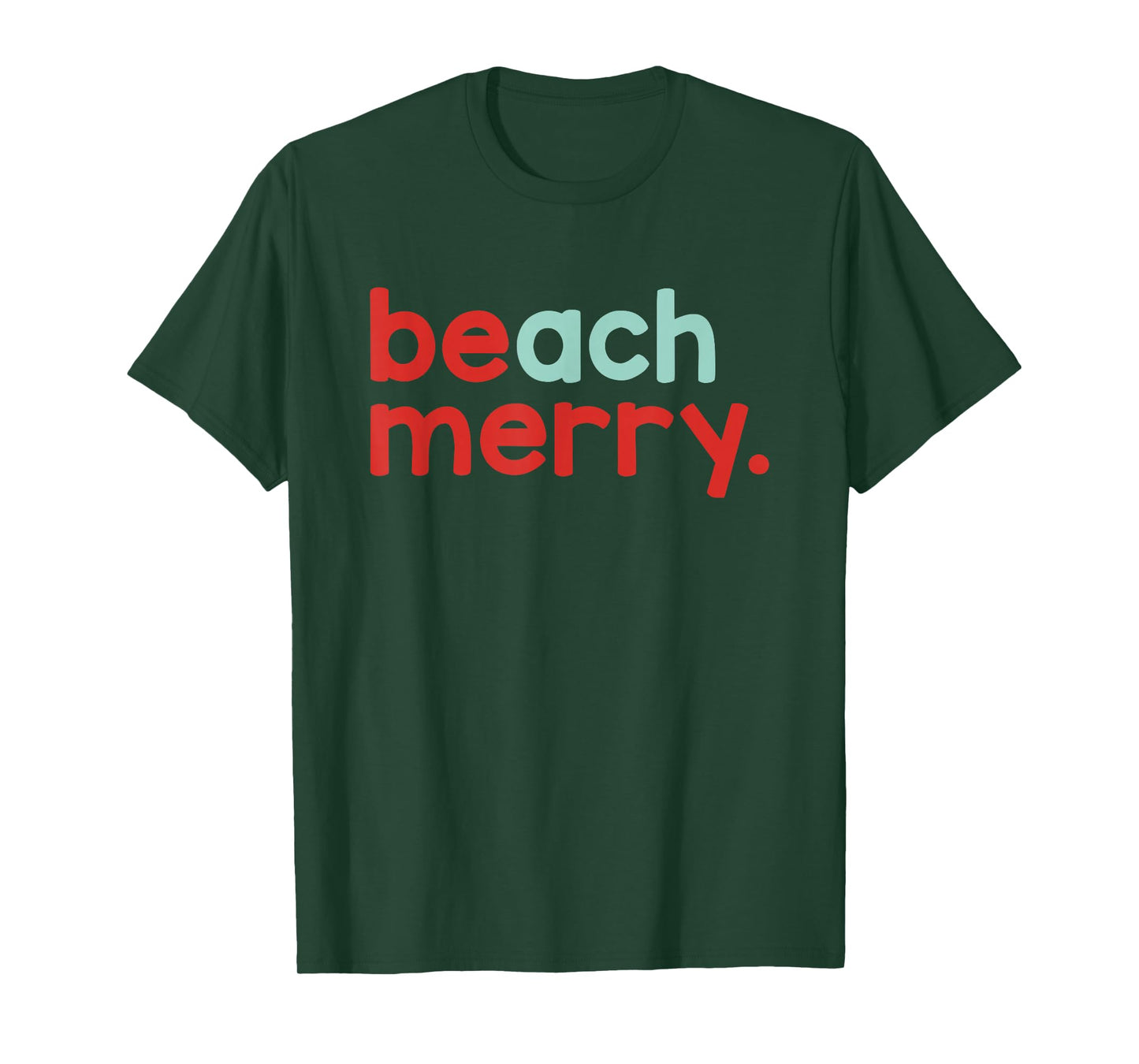 Beach Merry Christmas T-Shirt
