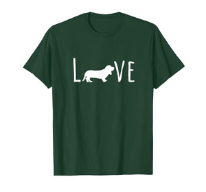 Basset Hound - Love Dog Mom Dad Pet Cute T-Shirt