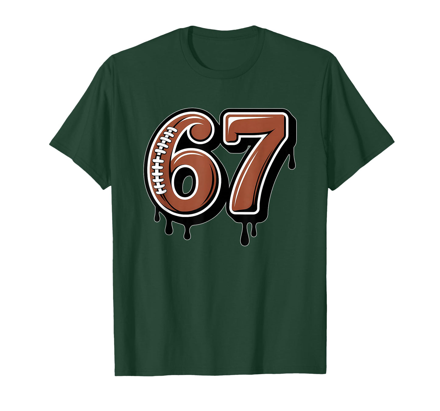Rugby Drip Number 67 Player Or 67th Birthday Six Seven T-Shirt