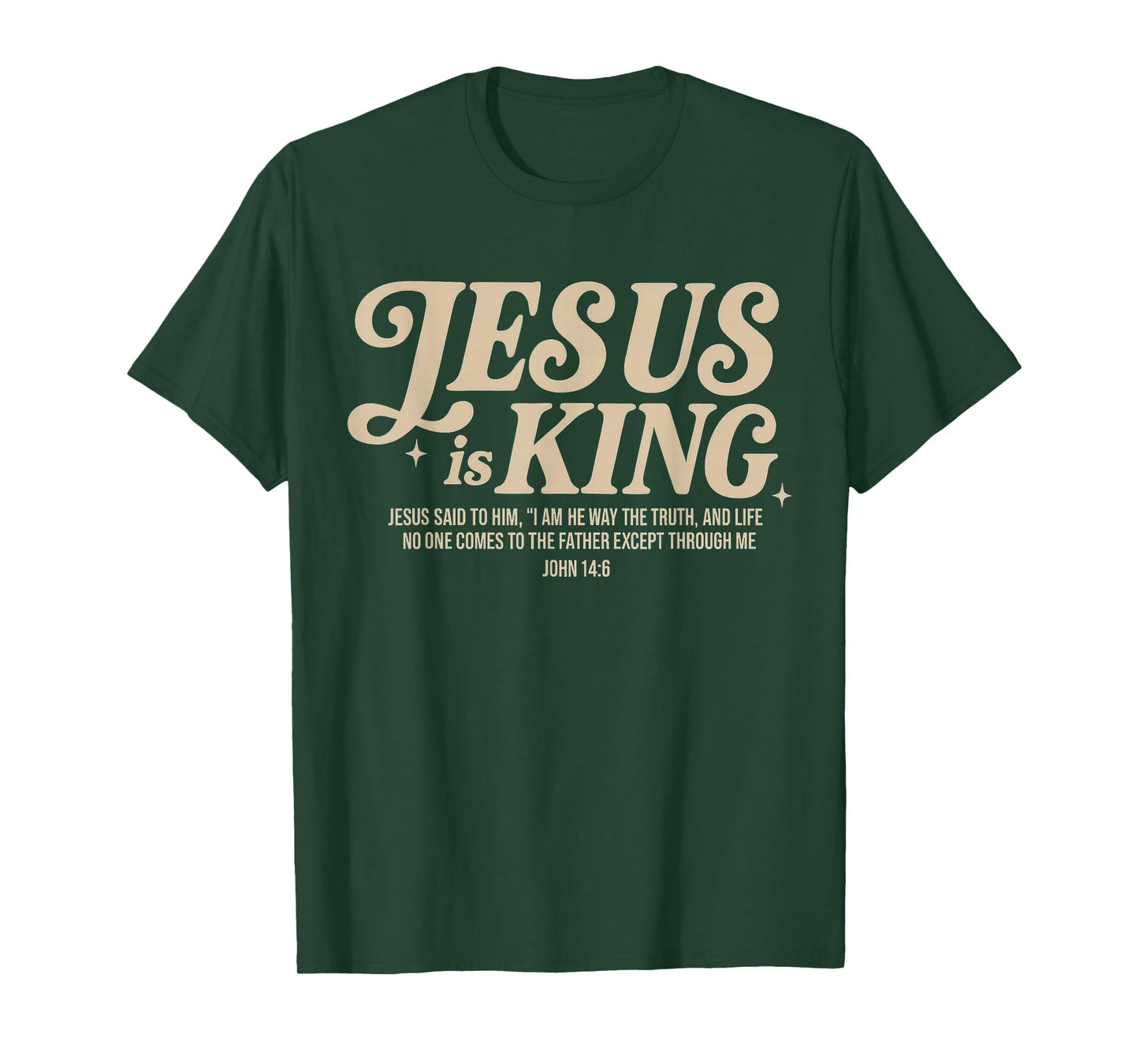 Vintage Retro Jesus is King Name Gift for Men Women Kid T-Shirt