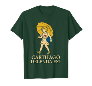 Carthago Delenda Est Funny Roman History Attire (SPQR) T-Shirt
