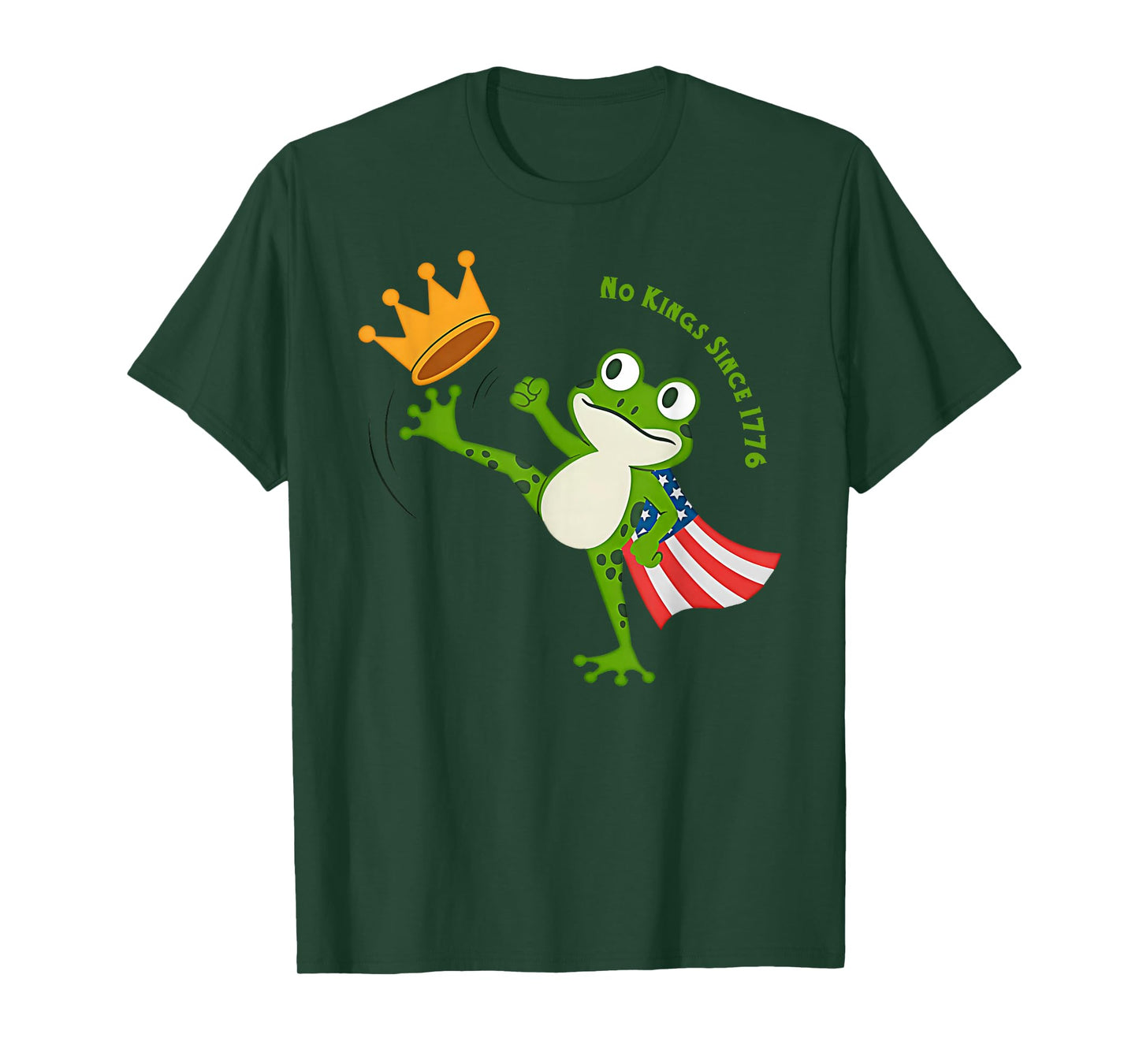 Frog Protest No Kings in America T-Shirt