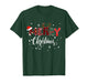 Merry Christmas Lights Red Santa Hat Xmas Family Men Women T-Shirt