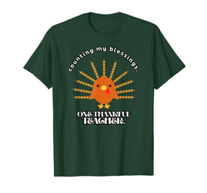 Counting My Blessings Montessori Teacher Shirt T-Shirt