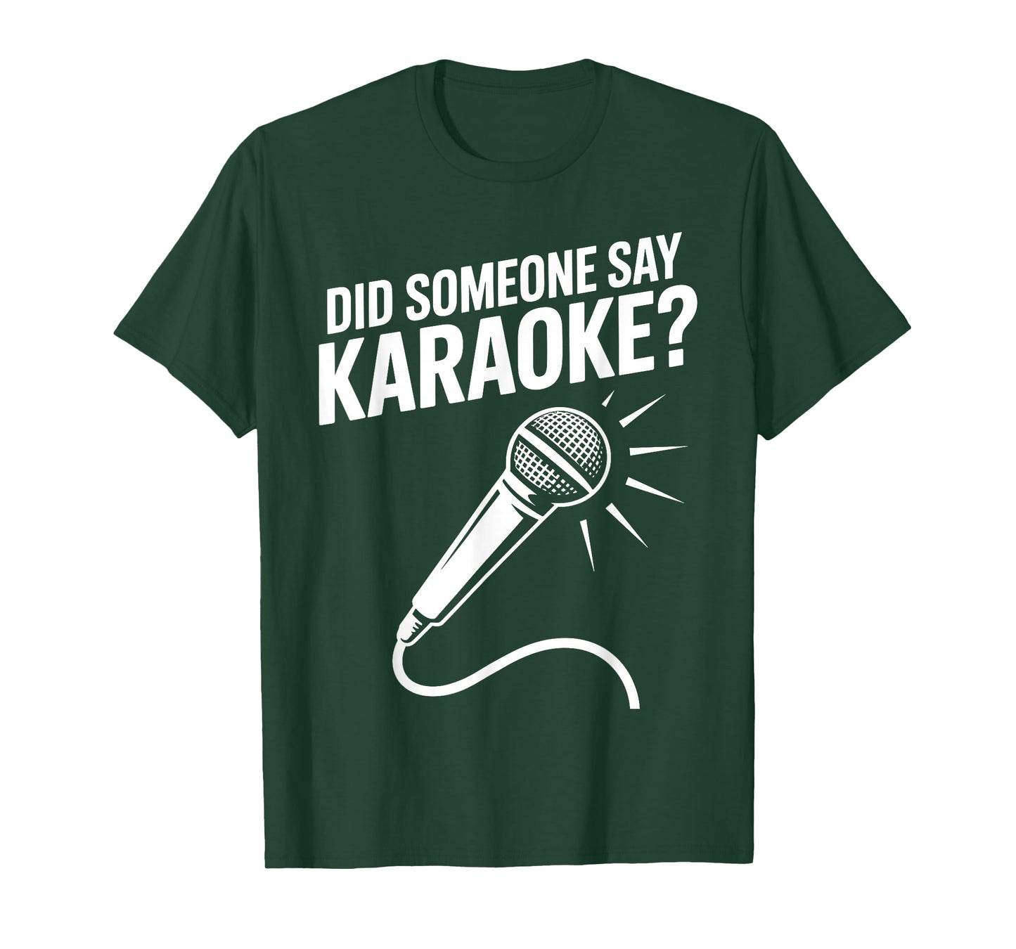 Funny Karaoke Art for Men Women Music Singer Karaoke Lovers T-Shirt