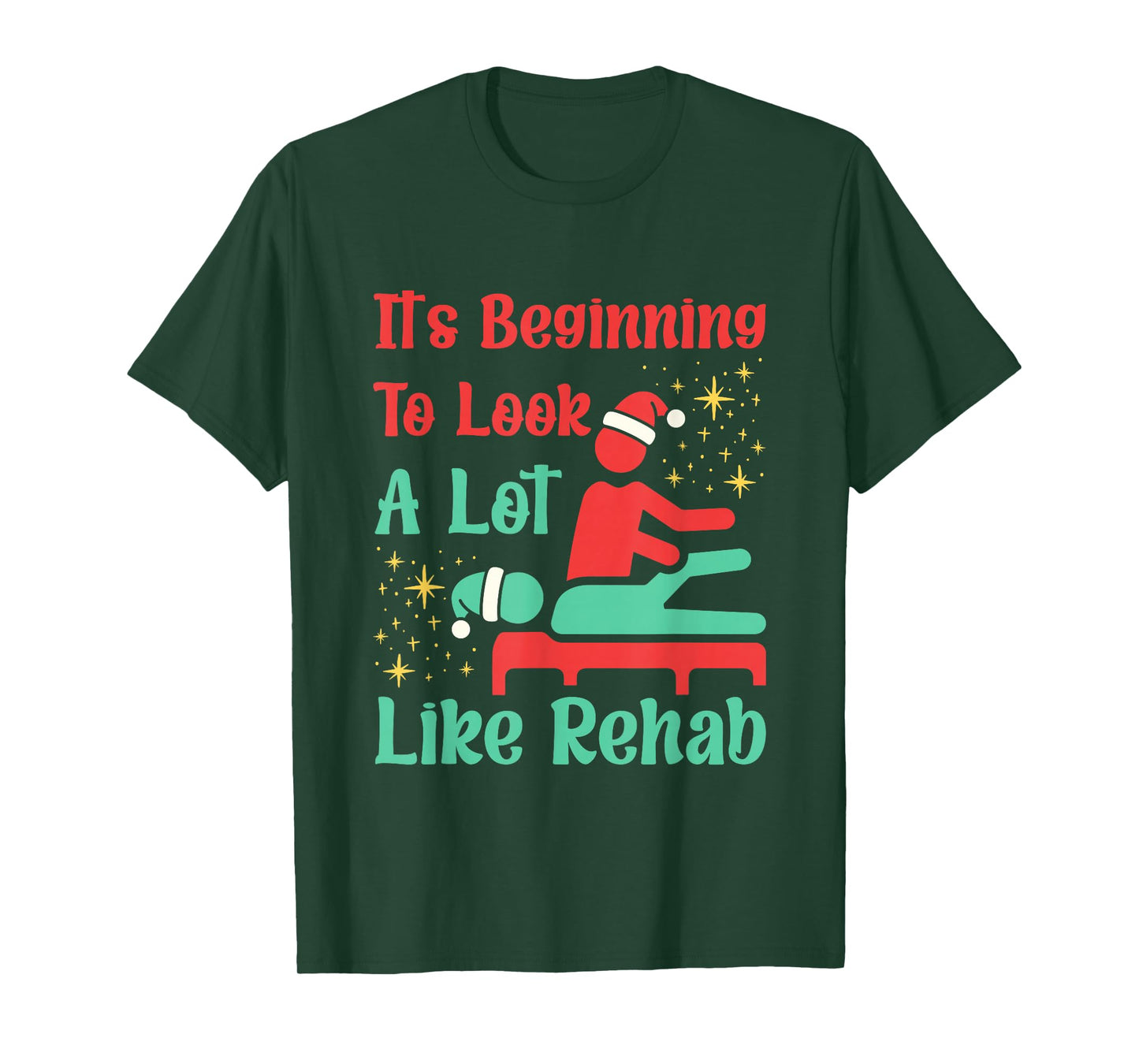Funny Physical Therapist Therapy Christmas Xmas Holiday T-Shirt