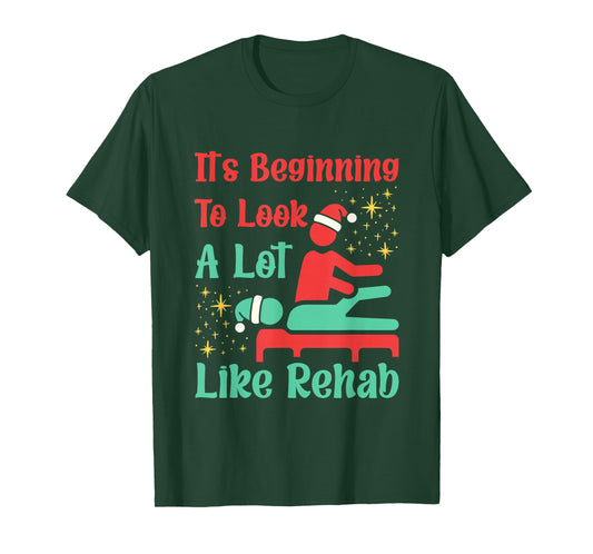 Funny Physical Therapist Therapy Christmas Xmas Holiday T-Shirt