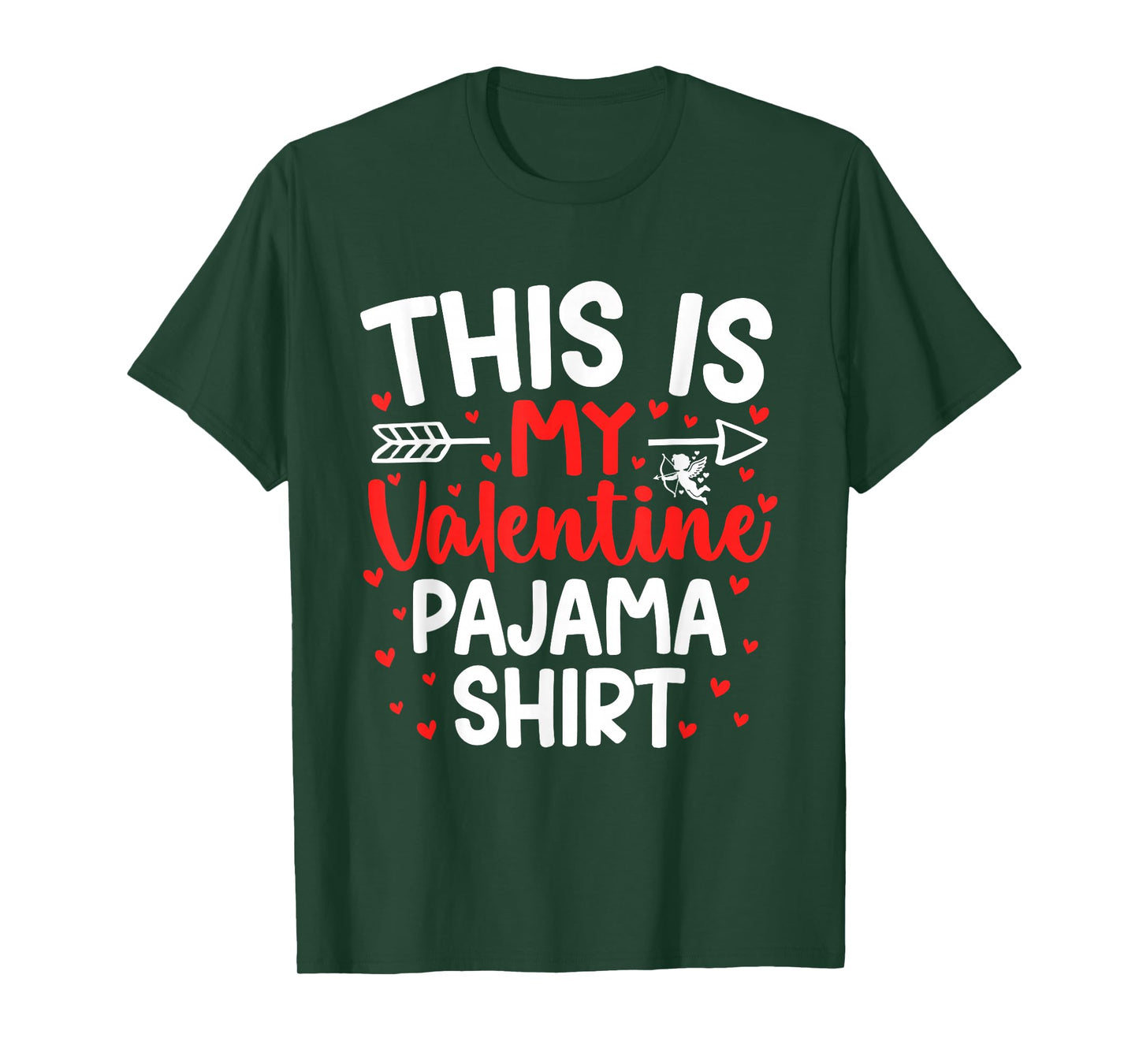 Cute Valentines Hearts This is My Valentine Pajama T-Shirt