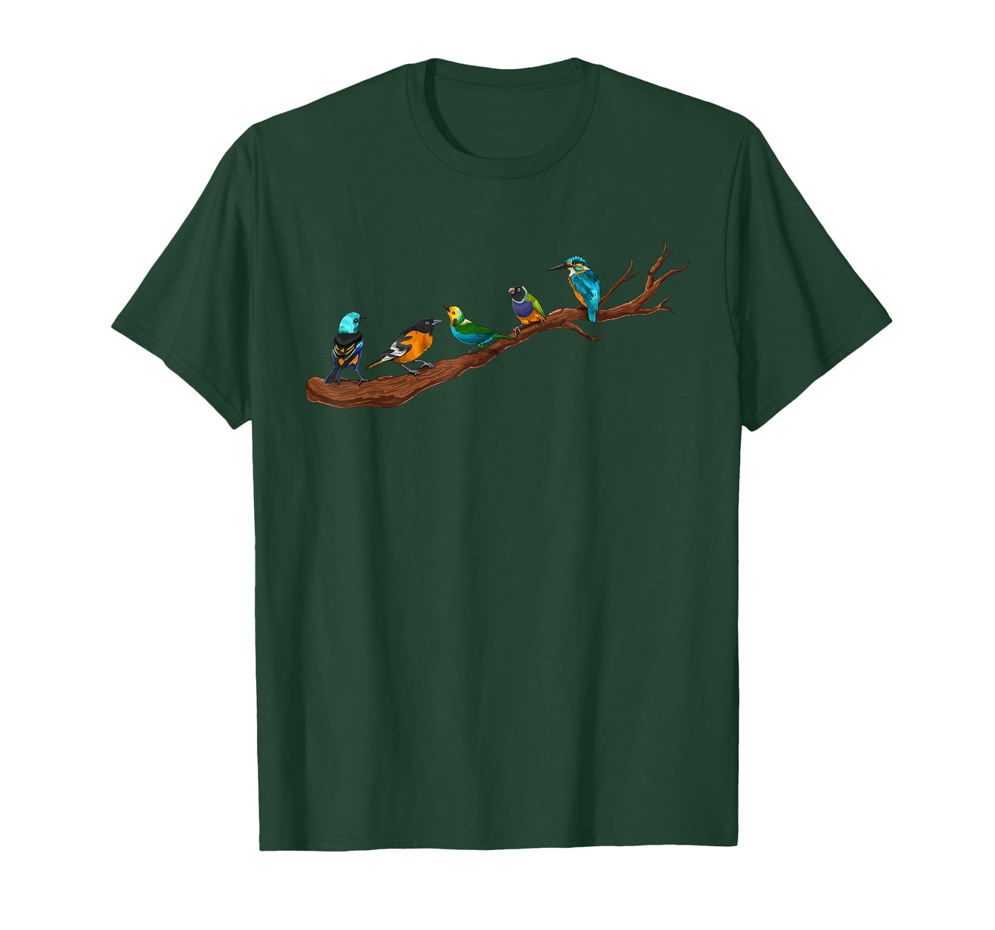 Birds On A Branch Birding Bird Watching Bird Watcher Birder T-Shirt