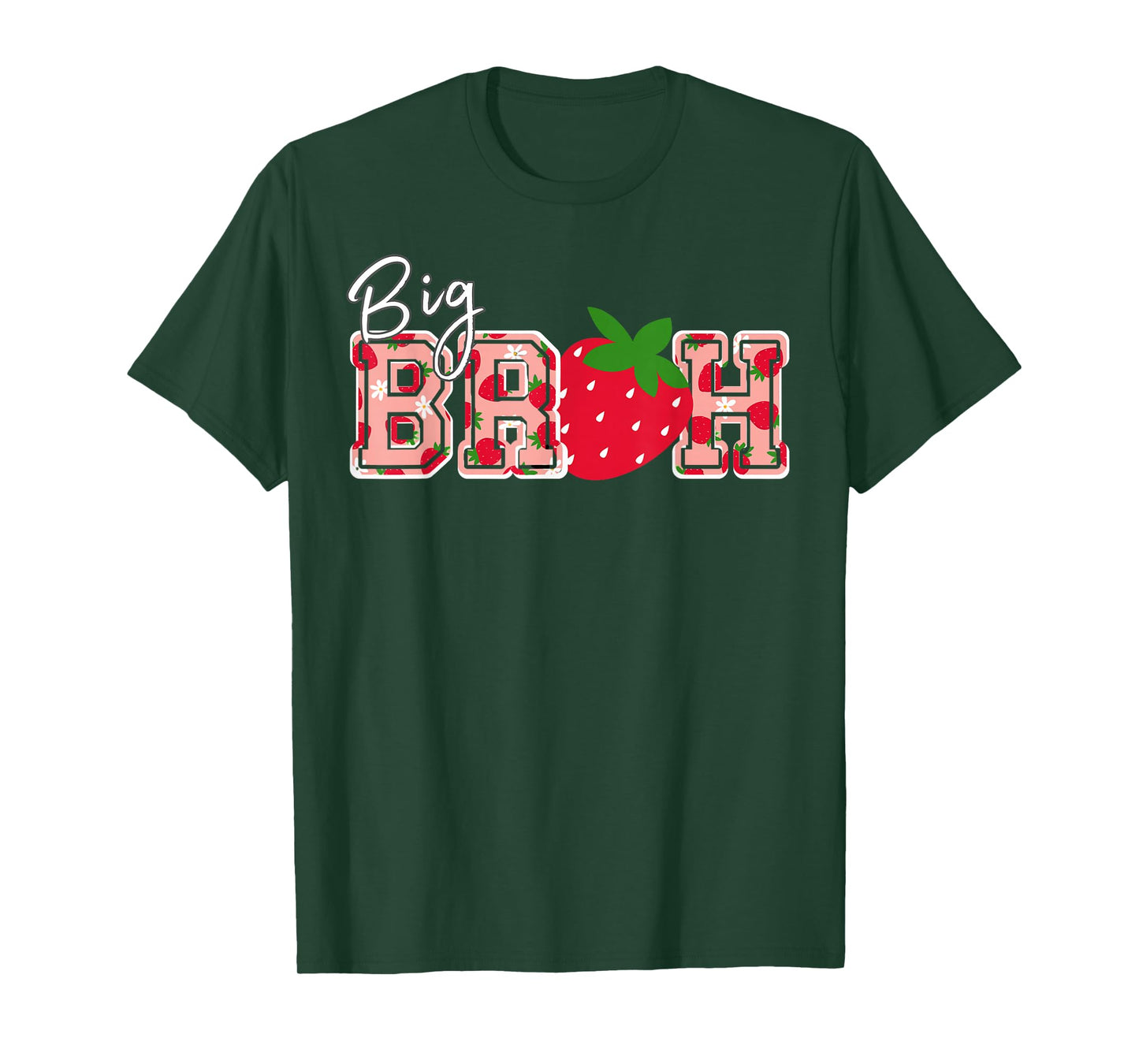 Big Bruh Strawberry Birthday T-Shirt