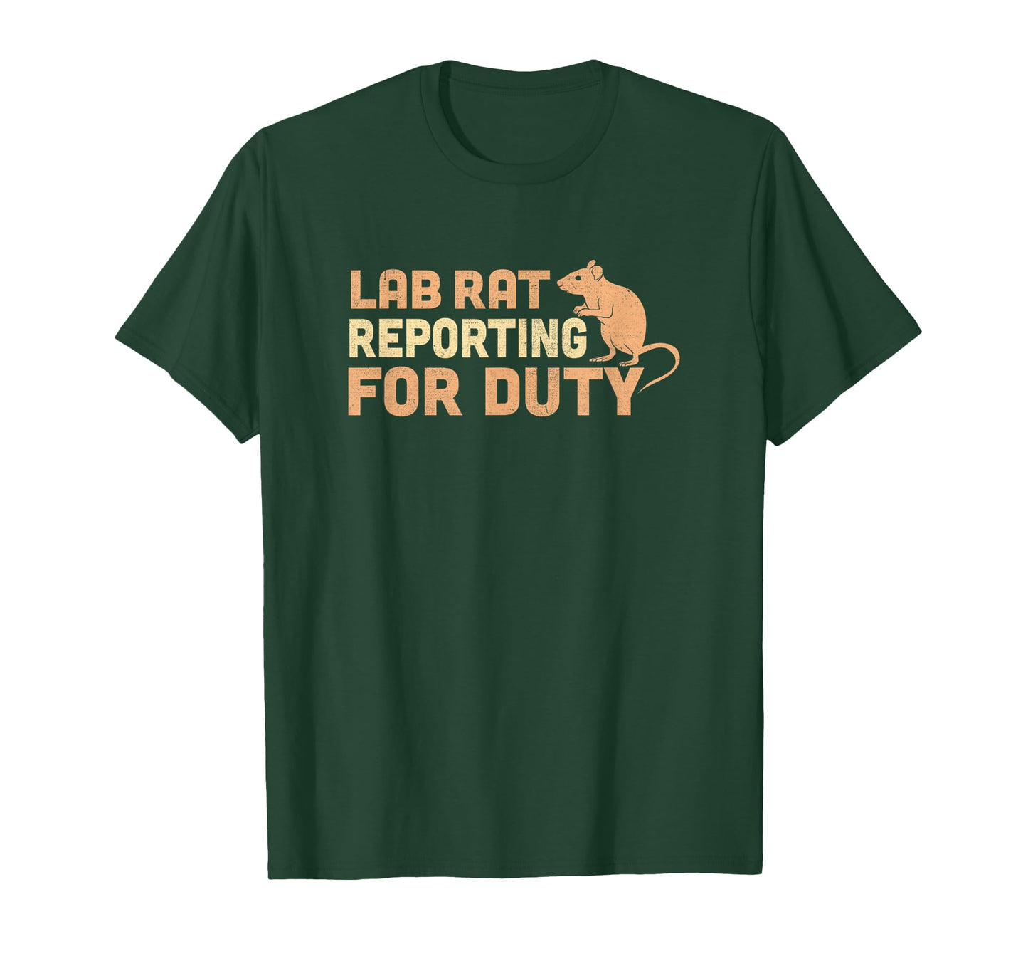 Lab Rat Reporting for Duty Funny Game Gamer Technician T-Shirt