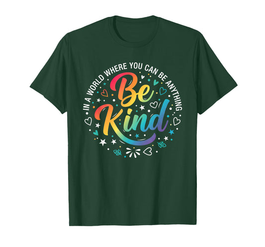 I Choose Kindness Floral Men Women Kids Girls Be Kind T-Shirt
