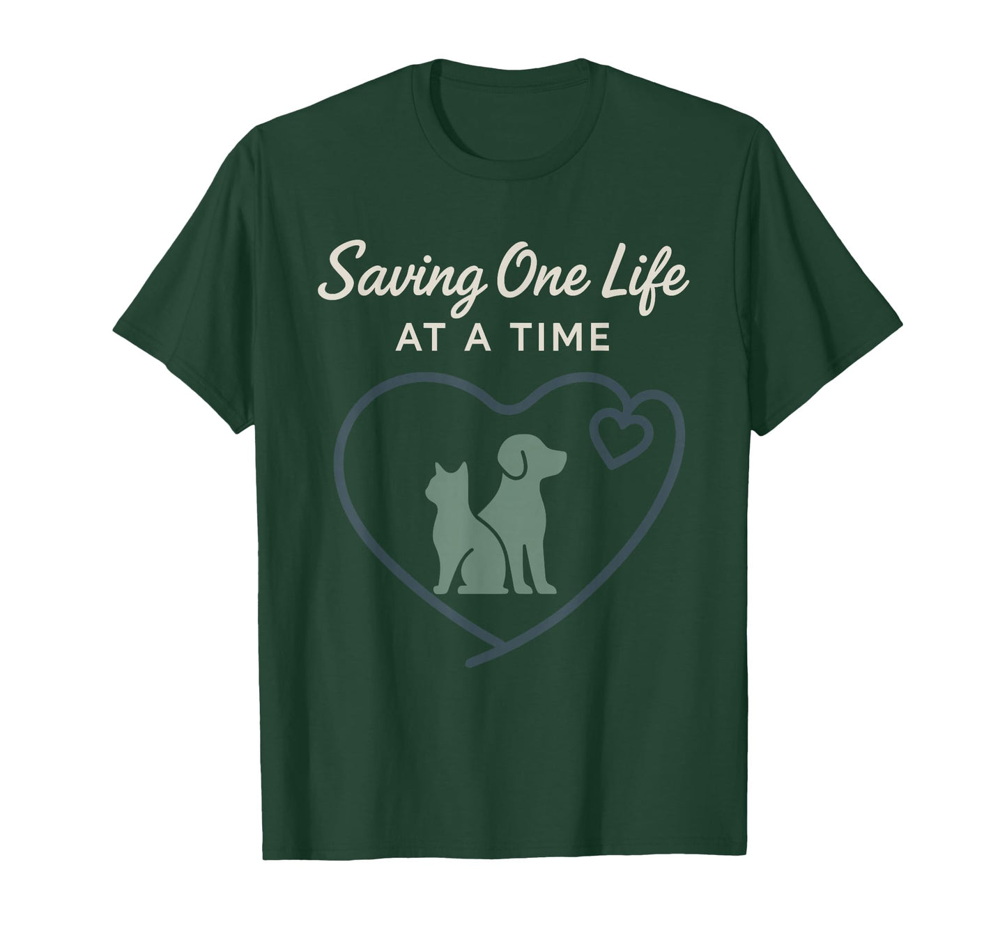 Animal Shelter Worker Animal Rescue Volunteer Humane Society T-Shirt