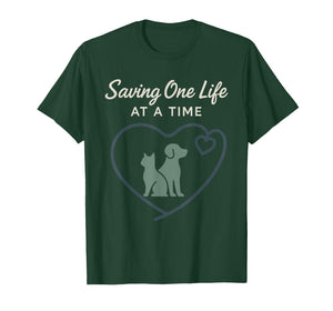 Animal Shelter Worker Animal Rescue Volunteer Humane Society T-Shirt