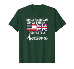 USA Kinda American Kinda British, Completely Awesome T-Shirt