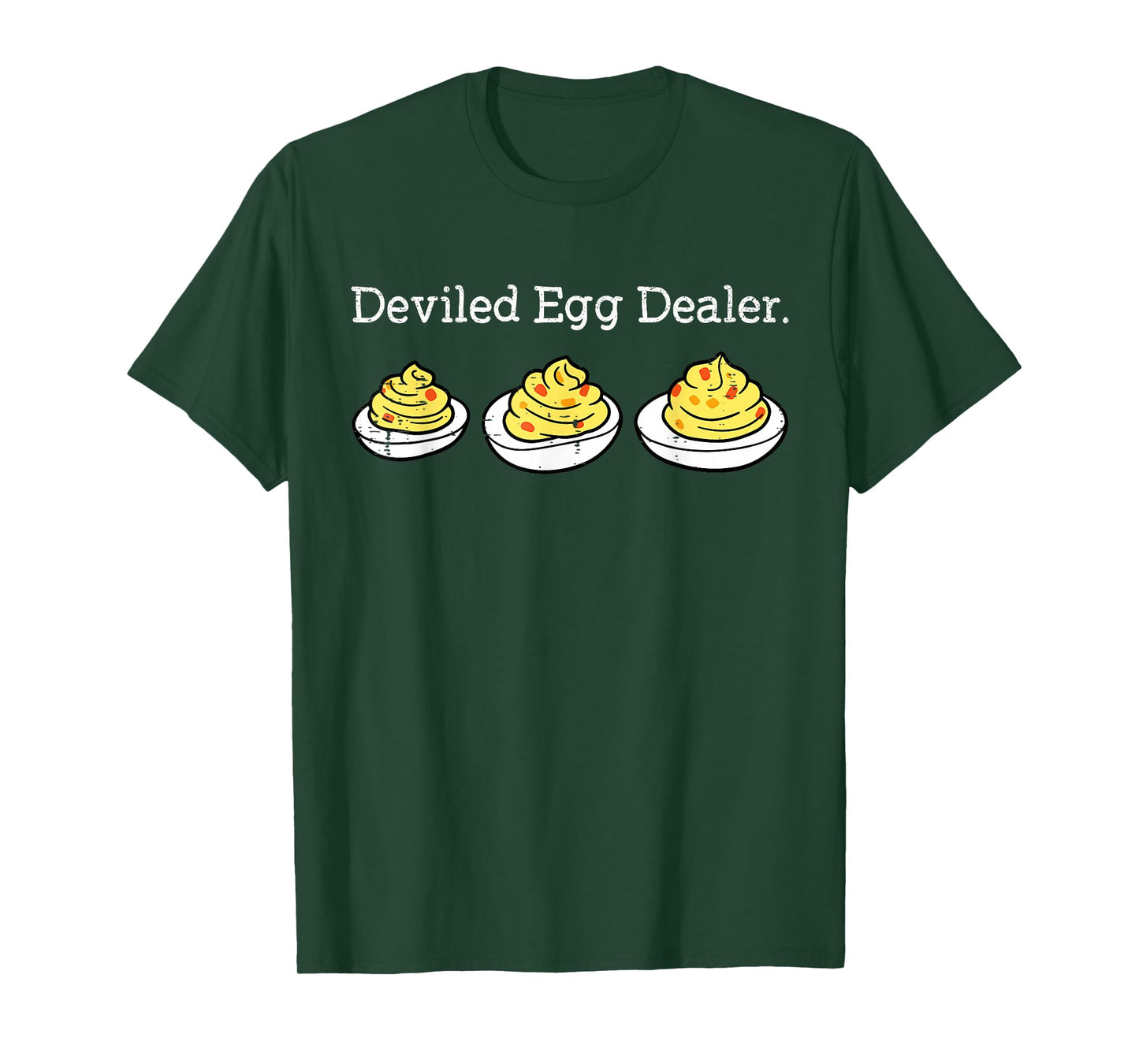 Retro Deviled Egg Dealer Funny Thanksgiving Dinner T-Shirt