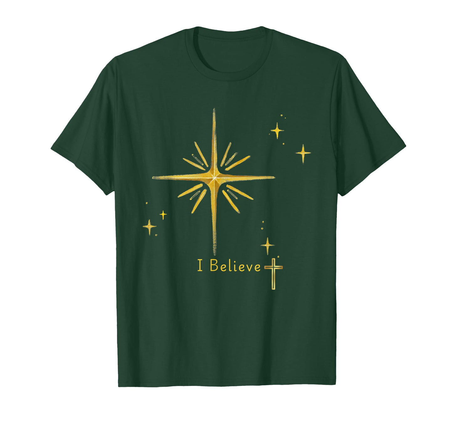 I Believe Star of Bethlehem Birth Jesus T-Shirt