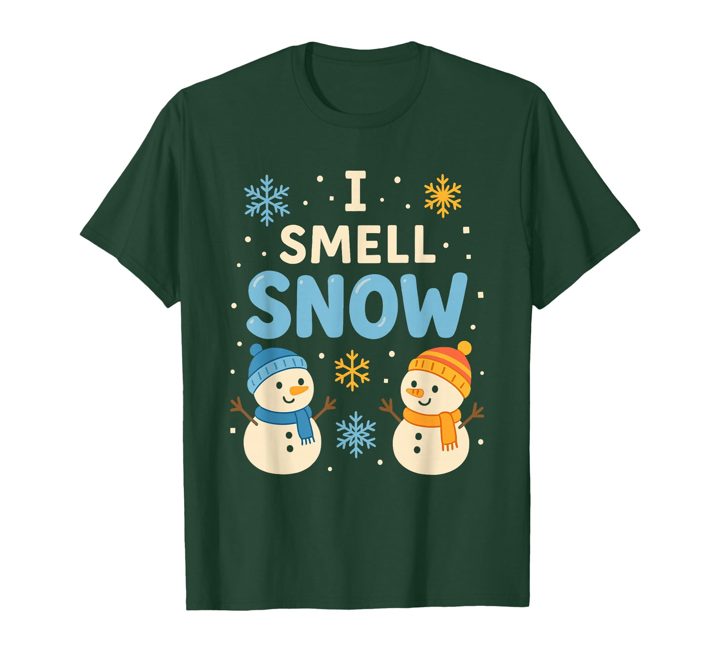 I Smell Snow Winter Christmas T-Shirt