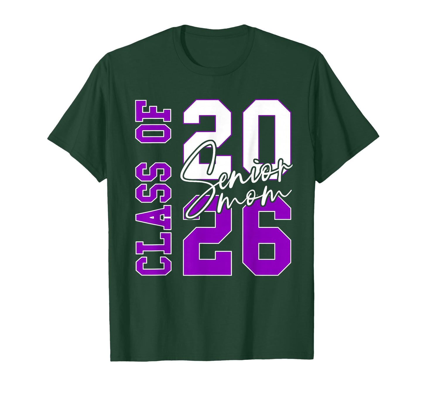 Senior 2026 Class of 2026 Purple Graduation 2026 Senior 26 T-Shirt