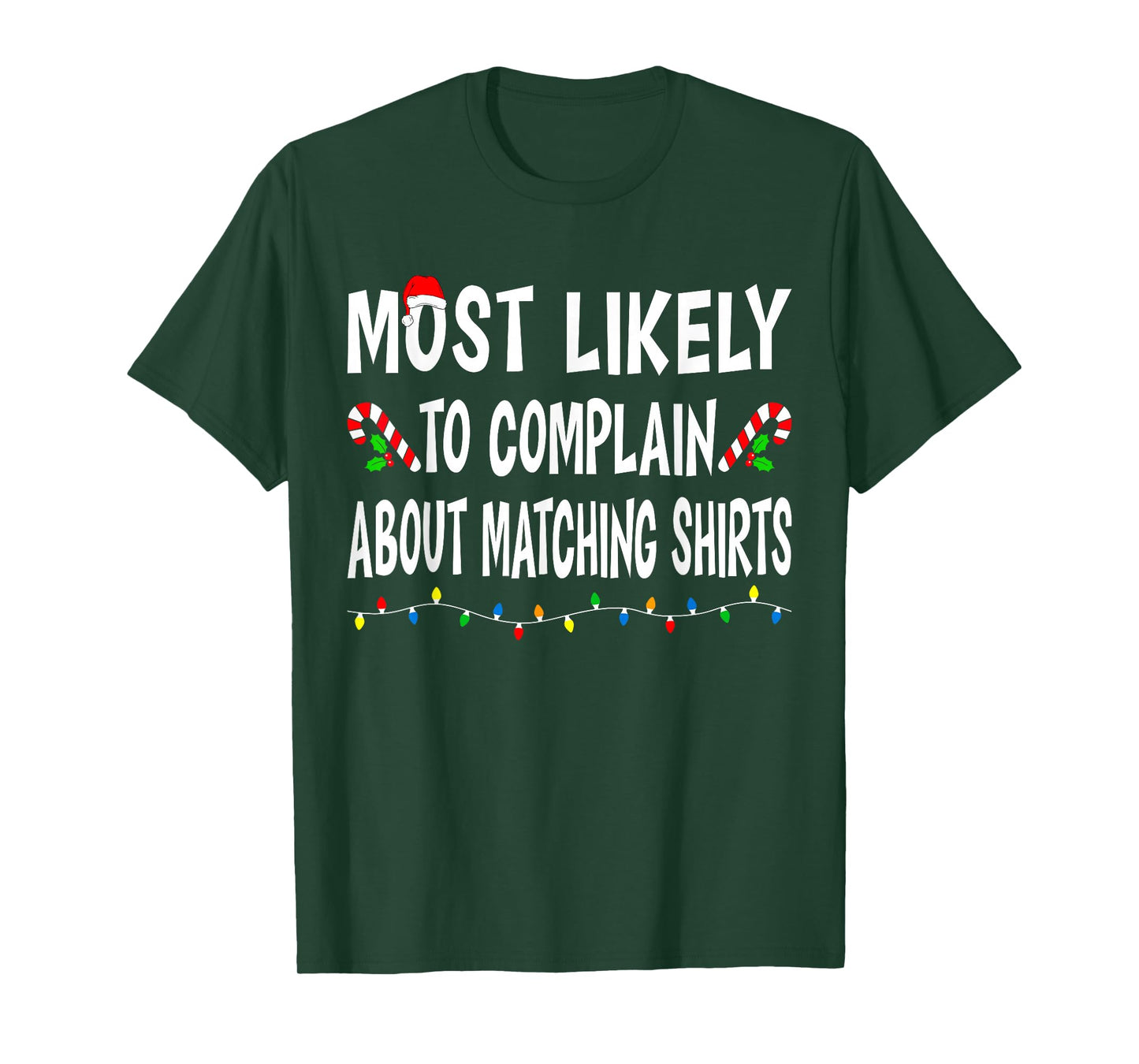 Most Likely to Christmas Xmas Pajamas Funny Matching Family T-Shirt
