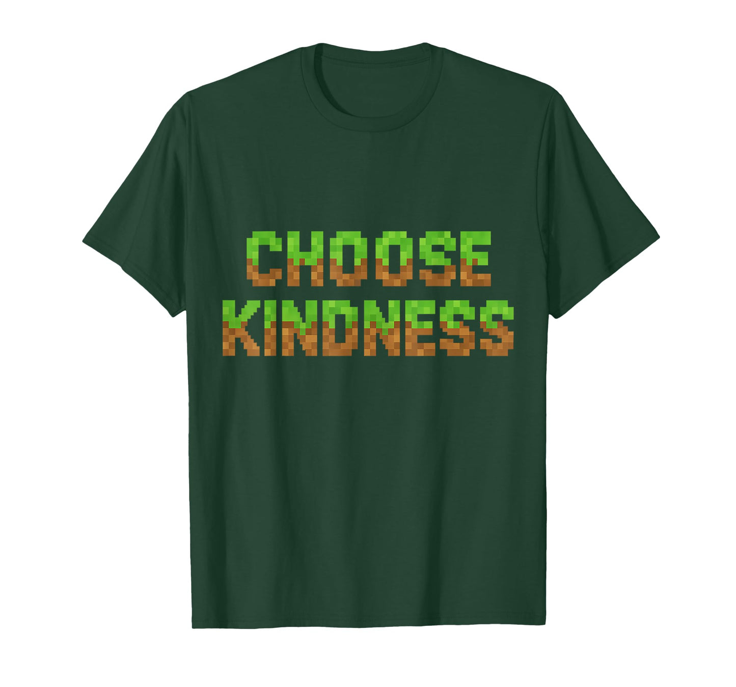 Choose Kindness Day Boys Teen Kids Pixel Video Game Be Kind T-Shirt