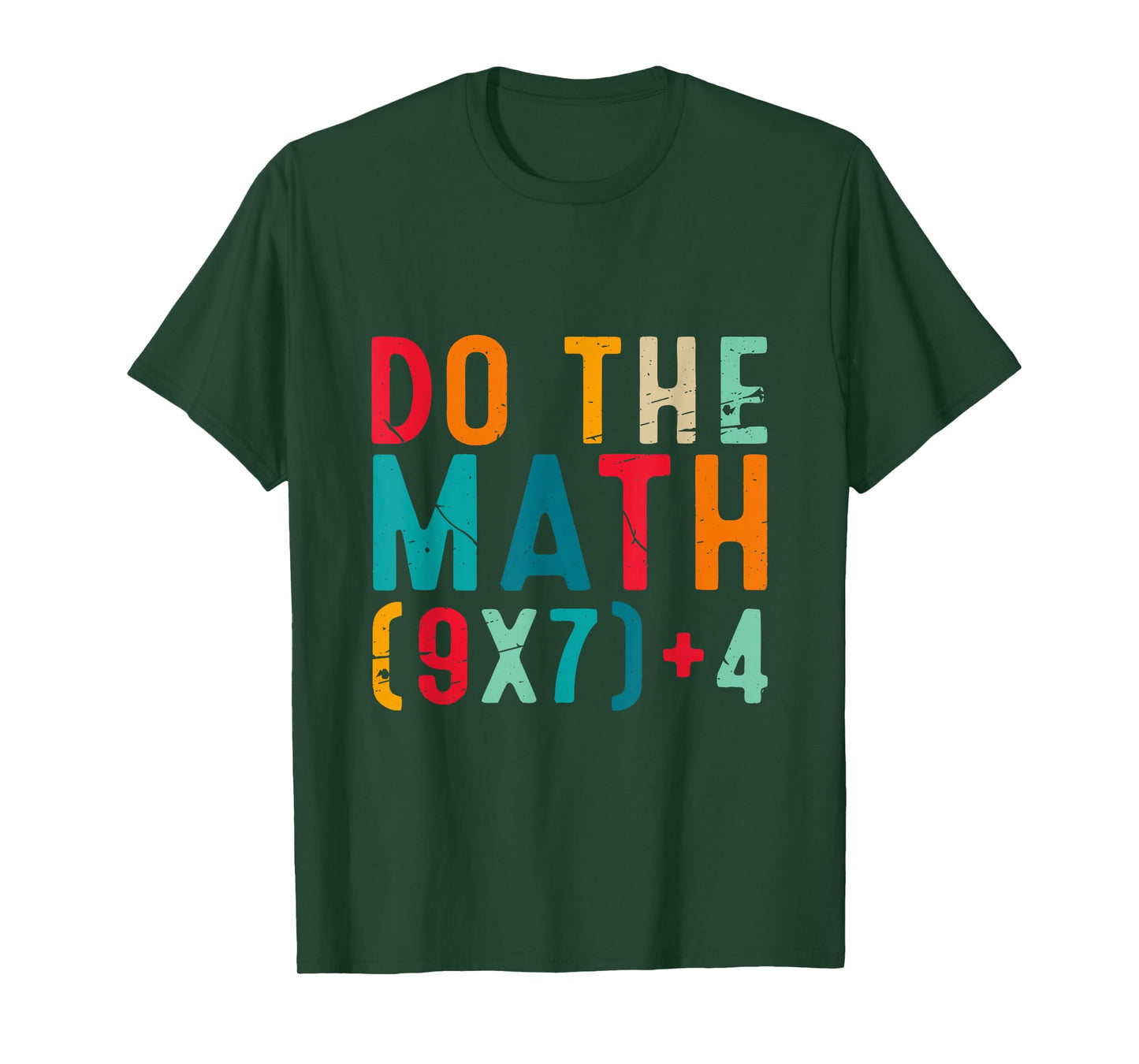 Do The Math 67 Meme Funny Six Seven Men Women Teacher 6 7 T-Shirt