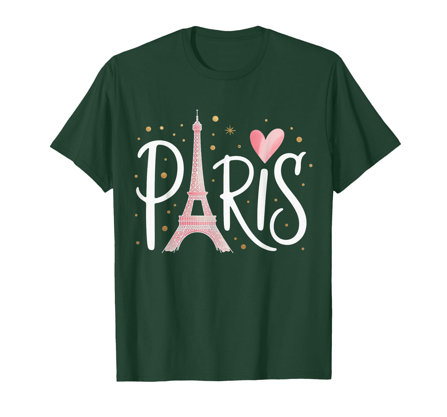 Eiffel Tower Paris Girls Guys Travel Holiday France Souvenir T-Shirt
