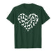 Dog Silhouettes Forming Heart Pet Animal Lovers Design T-Shirt