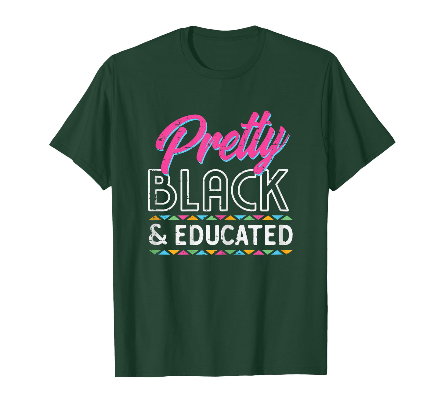Black History Pretty and Educated African Women Girls Kids T-Shirt