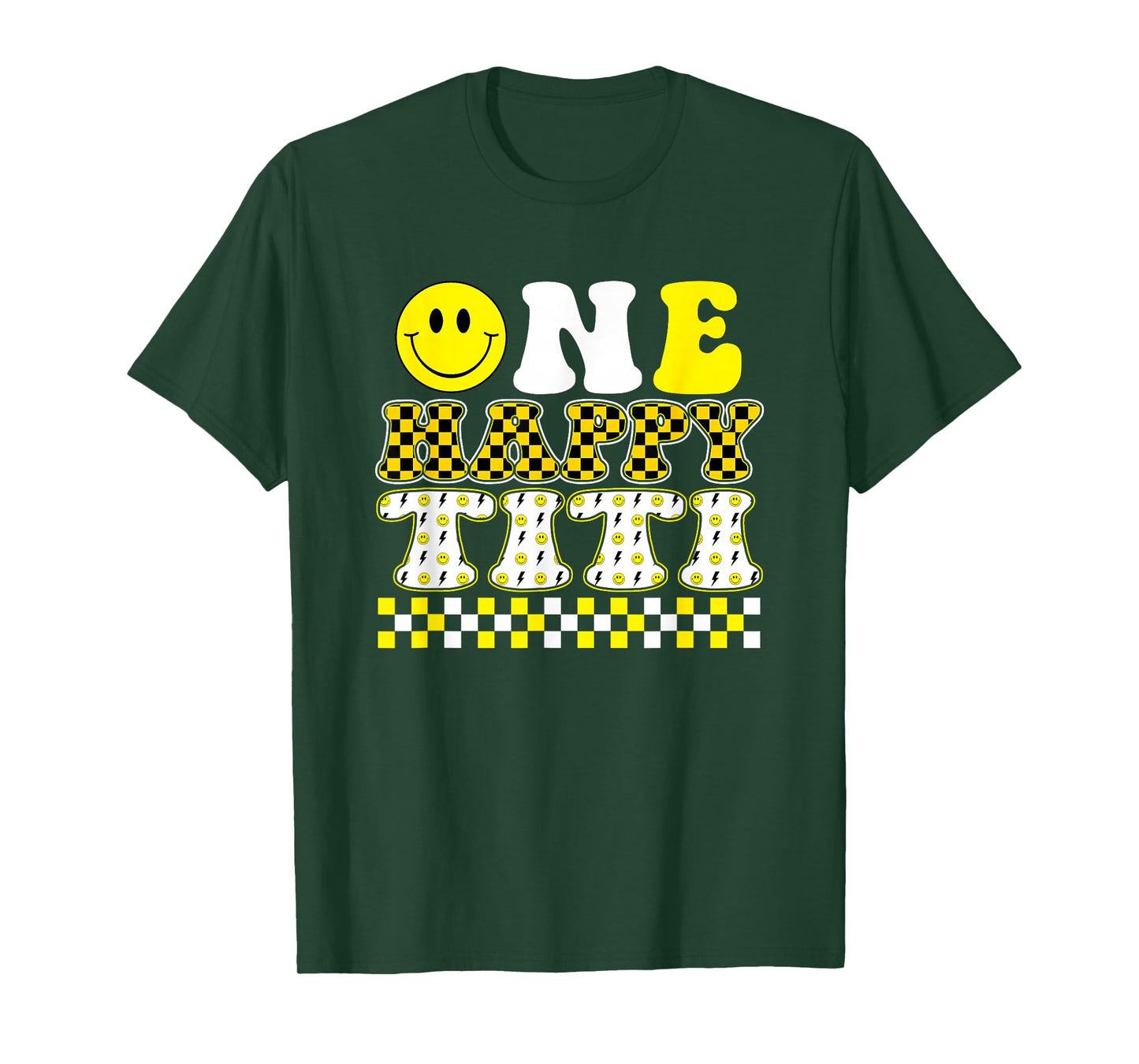 One Happy Dude Titi 1st Birthday Family Matching T-Shirt